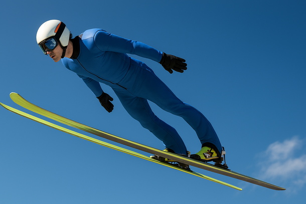 スキージャンプの夢占い